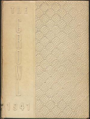 Primary view of object titled 'The Growl, Yearbook of Texas Lutheran College: 1941'.