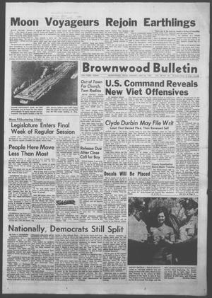 Primary view of object titled 'Brownwood Bulletin (Brownwood, Tex.), Vol. 69, No. 191, Ed. 1 Monday, May 26, 1969'.
