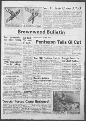 Brownwood Bulletin (Brownwood, Tex.), Vol. 69, No. 215, Ed. 1 Monday, June 23, 1969