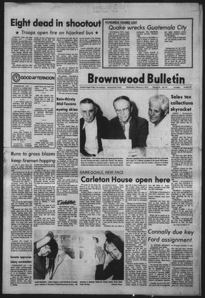 Primary view of object titled 'Brownwood Bulletin (Brownwood, Tex.), Vol. 76, No. 96, Ed. 1 Wednesday, February 4, 1976'.
