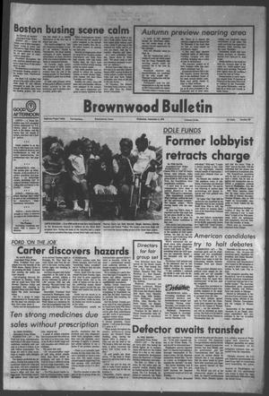 Brownwood Bulletin (Brownwood, Tex.), Vol. 76, Ed. 1 Wednesday, September 8, 1976