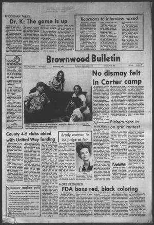 Brownwood Bulletin (Brownwood, Tex.), Vol. 76, No. 286, Ed. 1 Wednesday, September 22, 1976
