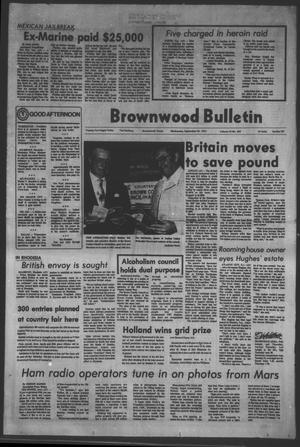 Brownwood Bulletin (Brownwood, Tex.), Vol. 76, No. 292, Ed. 1 Wednesday, September 29, 1976