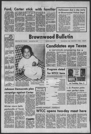 Brownwood Bulletin (Brownwood, Tex.), Vol. 77, No. 11, Ed. 1 Wednesday, October 27, 1976
