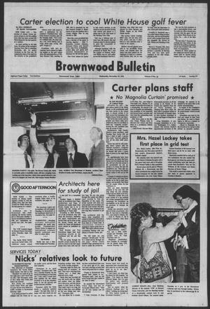 Brownwood Bulletin (Brownwood, Tex.), Vol. 77, No. 22, Ed. 1 Wednesday, November 10, 1976