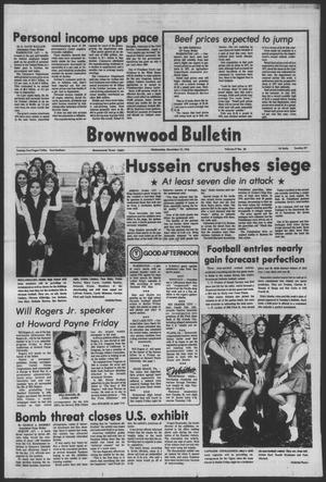 Brownwood Bulletin (Brownwood, Tex.), Vol. 77, No. 28, Ed. 1 Wednesday, November 17, 1976