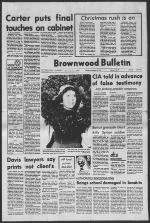 Primary view of object titled 'Brownwood Bulletin (Brownwood, Tex.), Vol. 77, No. 59, Ed. 1 Thursday, December 23, 1976'.