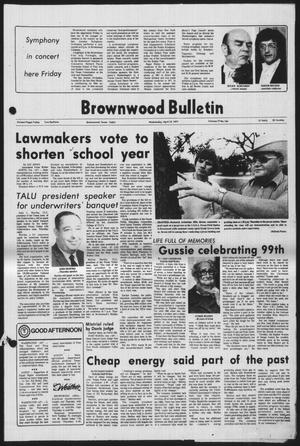 Brownwood Bulletin (Brownwood, Tex.), Vol. 77, No. 154, Ed. 1 Wednesday, April 13, 1977
