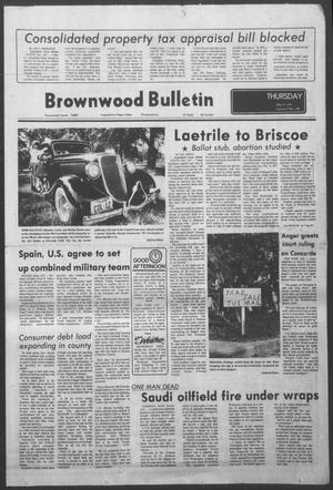 Brownwood Bulletin (Brownwood, Tex.), Vol. 77, No. 178, Ed. 1 Thursday, May 12, 1977