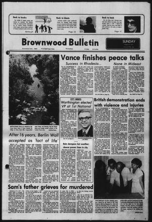 Primary view of object titled 'Brownwood Bulletin (Brownwood, Tex.), Vol. 77, No. 260, Ed. 1 Sunday, August 14, 1977'.