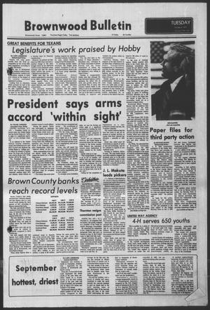 Brownwood Bulletin (Brownwood, Tex.), Vol. 77, No. 304, Ed. 1 Tuesday, October 4, 1977