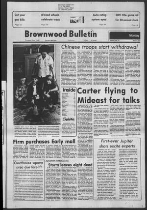Primary view of object titled 'Brownwood Bulletin (Brownwood, Tex.), Vol. 79, No. 122, Ed. 1 Monday, March 5, 1979'.