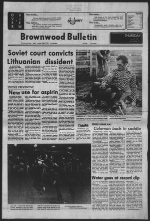 Brownwood Bulletin (Brownwood, Tex.), Vol. 78, No. 233, Ed. 1 Thursday, July 13, 1978