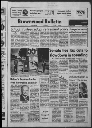 Brownwood Bulletin (Brownwood, Tex.), Vol. 78, No. 309, Ed. 1 Tuesday, October 10, 1978