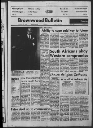 Brownwood Bulletin (Brownwood, Tex.), Vol. 79, No. 5, Ed. 1 Thursday, October 19, 1978