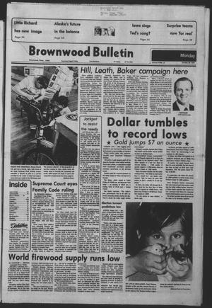 Primary view of object titled 'Brownwood Bulletin (Brownwood, Tex.), Vol. 79, No. 14, Ed. 1 Monday, October 30, 1978'.