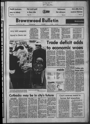 Primary view of object titled 'Brownwood Bulletin (Brownwood, Tex.), Vol. 79, No. 40, Ed. 1 Wednesday, November 29, 1978'.