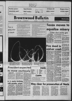 Brownwood Bulletin (Brownwood, Tex.), Vol. 79, No. 226, Ed. 1 Wednesday, July 4, 1979