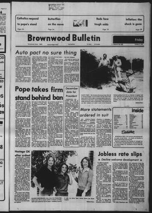 Primary view of object titled 'Brownwood Bulletin (Brownwood, Tex.), Vol. 79, No. 306, Ed. 1 Friday, October 5, 1979'.