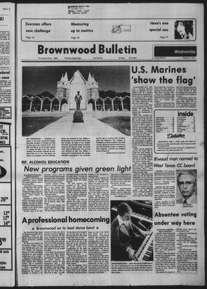 Primary view of object titled 'Brownwood Bulletin (Brownwood, Tex.), Vol. 80, No. 3, Ed. 1 Wednesday, October 17, 1979'.