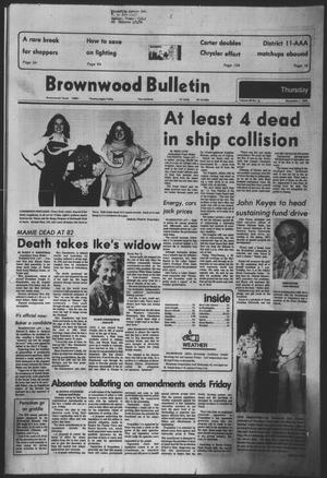 Brownwood Bulletin (Brownwood, Tex.), Vol. 80, No. 16, Ed. 1 Thursday, November 1, 1979