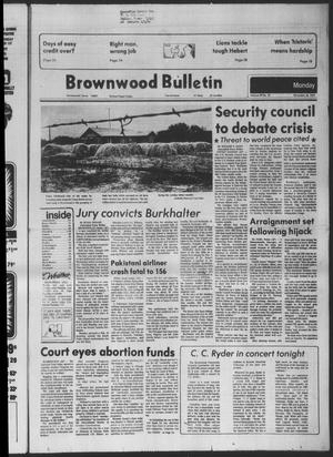 Primary view of object titled 'Brownwood Bulletin (Brownwood, Tex.), Vol. 80, No. 37, Ed. 1 Monday, November 26, 1979'.