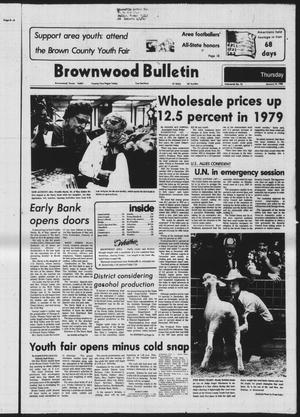 Primary view of object titled 'Brownwood Bulletin (Brownwood, Tex.), Vol. 80, No. 76, Ed. 1 Thursday, January 10, 1980'.