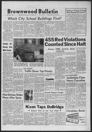 Primary view of object titled 'Brownwood Bulletin (Brownwood, Tex.), Vol. 69, No. 43, Ed. 1 Tuesday, December 3, 1968'.