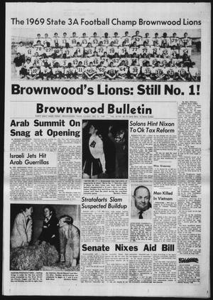 Primary view of object titled 'Brownwood Bulletin (Brownwood, Tex.), Vol. 70, No. 58, Ed. 1 Sunday, December 21, 1969'.