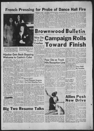 Primary view of object titled 'Brownwood Bulletin (Brownwood, Tex.), Vol. 71, No. 16, Ed. 1 Monday, November 2, 1970'.