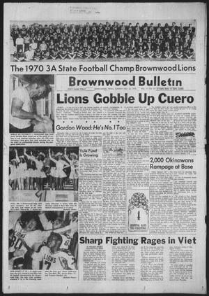 Primary view of object titled 'Brownwood Bulletin (Brownwood, Tex.), Vol. 71, No. 57, Ed. 1 Sunday, December 20, 1970'.