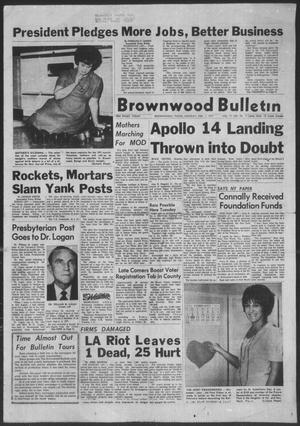 Primary view of object titled 'Brownwood Bulletin (Brownwood, Tex.), Vol. 71, No. 94, Ed. 1 Monday, February 1, 1971'.