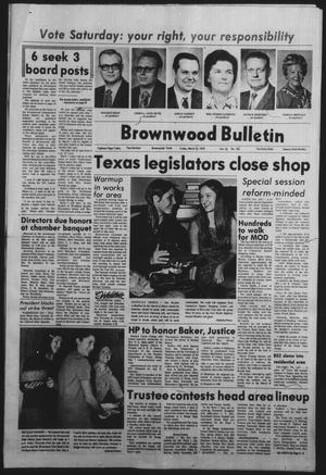 Brownwood Bulletin (Brownwood, Tex.), Vol. 72, No. 143, Ed. 1 Friday, March 31, 1972