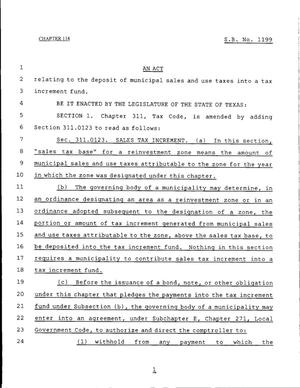 79th Texas Legislature, Regular Session, Senate Bill 1199, Chapter 114