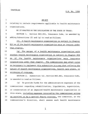 79th Texas Legislature, Regular Session, Senate Bill 1284, Chapter 364