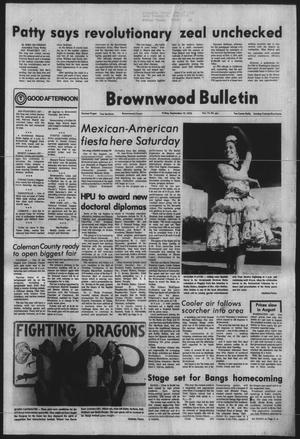 Brownwood Bulletin (Brownwood, Tex.), Vol. 75, No. 291, Ed. 1 Friday, September 19, 1975