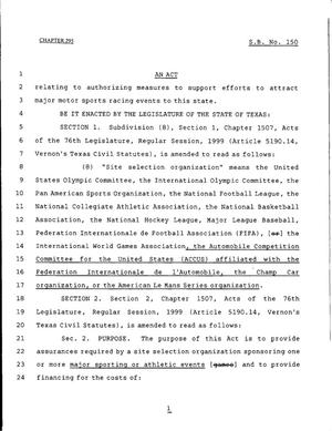79th Texas Legislature, Regular Session, Senate Bill 150, Chapter 295