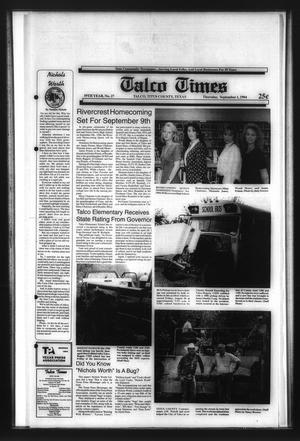 Primary view of object titled 'Talco Times (Talco, Tex.), Vol. 59, No. 27, Ed. 1 Thursday, September 1, 1994'.