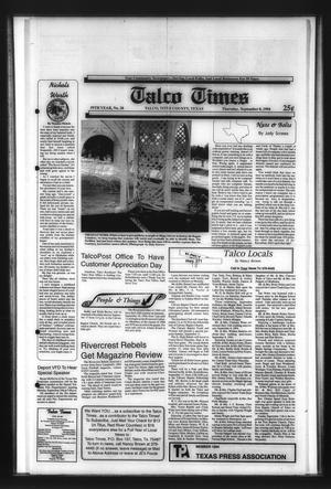 Primary view of object titled 'Talco Times (Talco, Tex.), Vol. 59, No. 28, Ed. 1 Thursday, September 8, 1994'.