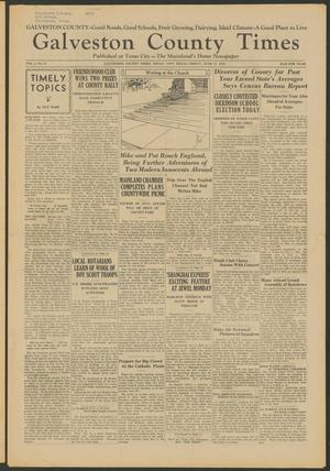 Galveston County Times (Texas City, Tex.), Vol. 1, No. 24, Ed. 1 Friday, June 17, 1932