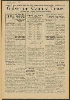 Primary view of object titled 'Galveston County Times (Texas City, Tex.), Vol. 1, No. 27, Ed. 1 Friday, July 8, 1932'.