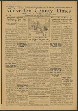 Galveston County Times (Texas City, Tex.), Vol. 1, No. 29, Ed. 1 Friday, July 22, 1932