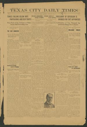 Primary view of object titled 'Texas City Daily Times (Texas City, Tex.), Vol. 1, No. 3, Ed. 1 Wednesday, February 5, 1913'.