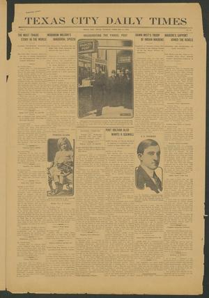 Primary view of object titled 'Texas City Daily Times (Texas City, Tex.), Vol. 1, No. 8, Ed. 1 Tuesday, February 11, 1913'.