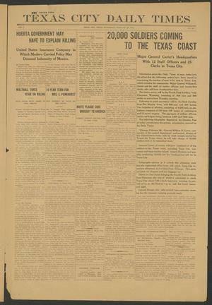 Primary view of object titled 'Texas City Daily Times (Texas City, Tex.), Vol. 1, No. 21, Ed. 1 Wednesday, February 26, 1913'.