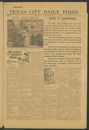 Texas City Daily Times (Texas City, Tex.), Vol. 1, No. 69, Ed. 1 Wednesday, April 23, 1913