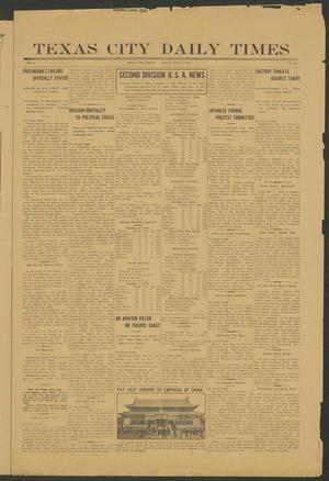 Texas City Daily Times (Texas City, Tex.), Vol. 1, No. 83, Ed. 1 Friday, May 9, 1913