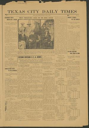 Primary view of object titled 'Texas City Daily Times (Texas City, Tex.), Vol. 1, No. 90, Ed. 1 Saturday, May 17, 1913'.