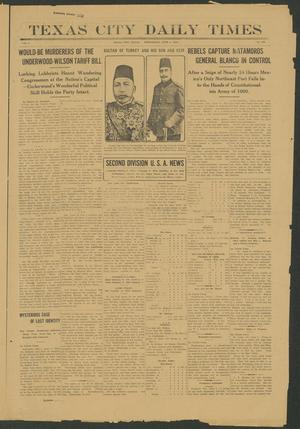 Texas City Daily Times (Texas City, Tex.), Vol. 1, No. 105, Ed. 1 Wednesday, June 4, 1913