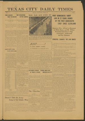 Texas City Daily Times (Texas City, Tex.), Vol. 1, No. 209, Ed. 1 Saturday, October 4, 1913
